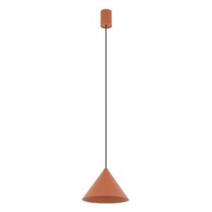 ZENITH TERRACOTTA PENDANT LIGHT 1 GU10 20W LM IP20 PAINTED STEEL