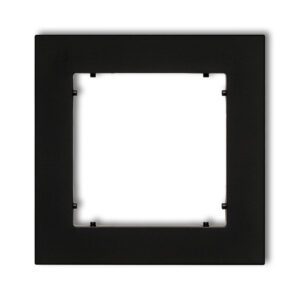 MINI CZARNY MAT RAMKA 1X KWADRAT