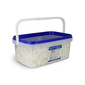 USMP 2/600 UCHWYT KABLOWY WBIJANY PŁASKI BIAŁY YDYP 2X2.5 BOX