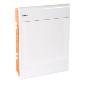 SRP-24/B ROZDZIELNIA PLASTIKOWA PT 24M 2X 12M N+PE 397X298X84 IP40 DRZWI PEŁNE BIAŁY