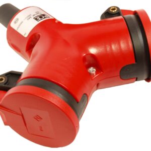 ROZGAŁĘZIACZ PRZENOŚNY 2X Z/U 230V IP44 Z ZATYCZKĄ