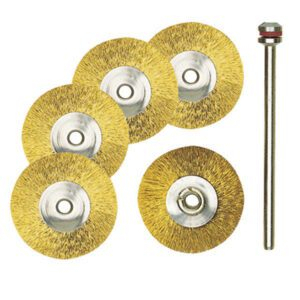 Szczotki druciane Proxxon 22 mm dyski mosiądz