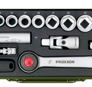 Proxxon Socket Wrench Set 1/2 and 1/4 inch