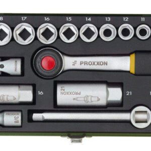 Zestaw z grzechotką 3/8 cala i nasadkami PROXXON
