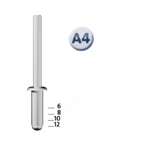 Aluminum Rivets A4/10 NOVUS