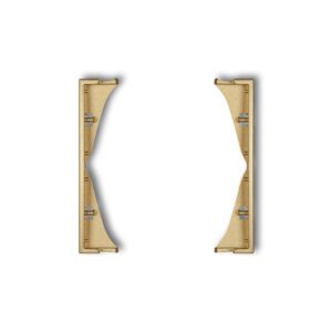 MINI ZŁOTY RAMKA POŚREDNIA DO GNIAZD 2X