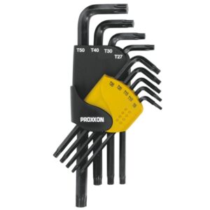 Zestaw kluczy imbusowych PROXXON do śrub TX z uchwytem
