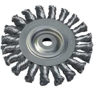 Cup brush 115 mm/22.2 ABRABORO - twisted wire 0.5 mm