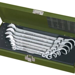 Zestaw kluczy płasko-oczkowych 8 -19 mm PROXXON MicroSpeeder - z przegubem
