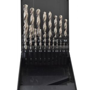 HSS-GS Metal Drill Bit Set DIN 338 1 - 10 mm ABRABORO [19 pcs] previous no AB00141119
