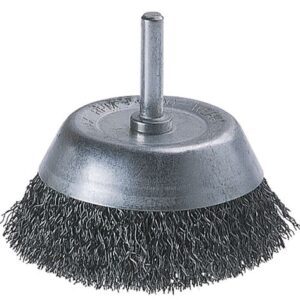 75 mm Face Brush Wolfcraft - corrugated wire, spindle