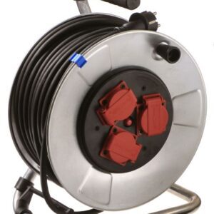 Przedłużacz bębnowy 25 m AS-SCHWABE 3G1,5 guma, metalowy