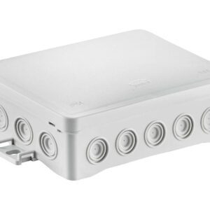 NS9 PUSZKA INSTALACYJNA NAŚCIENNA 90X40X135 SZARY Z MOŻLIWOŚCIĄ ZASTOSOWANIA HAKA HNS, FAS