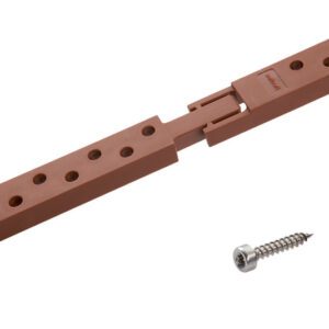 Łącznik do niewidocznych połączeń tarasu Wolfcraft - pierwsza/ostatnia deska