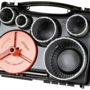 Wolfcraft Hole Saw Set 33-103 mm - with carbide-tipped coating