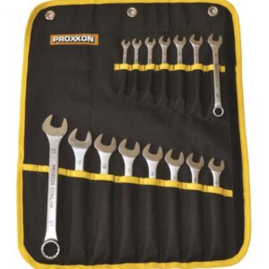 PROXXON Open-End and Ring Wrench Set [15 pcs.] + case