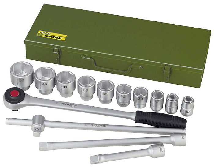 Zestaw kluczy nasadowych Proxxon 3/4 cala