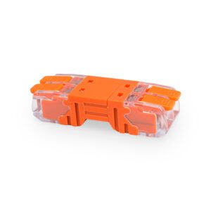 CMK-642 SZYBKOZŁĄCZKA 2 TOR PRZELOT ROZŁACZNA POMARAŃCZOWA