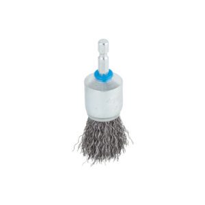 25 mm Brush Brush Wolfcraft - corrugated wire, spindle