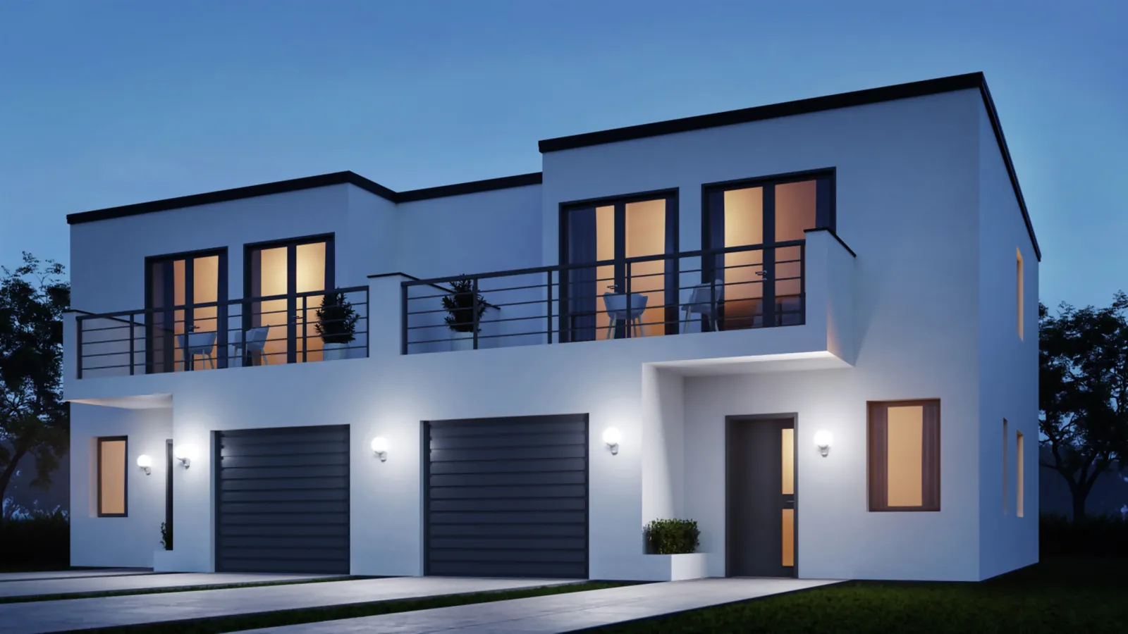 Steinel L 585 S PIR wall lamp with motion and twilight sensor max. 60W E27 IP44 IK03 230V white / glass / plastic - Image 5