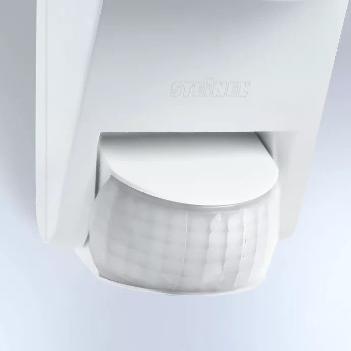 Steinel L 585 S PIR wall lamp with motion and twilight sensor max. 60W E27 IP44 IK03 230V white / glass / plastic - Image 3