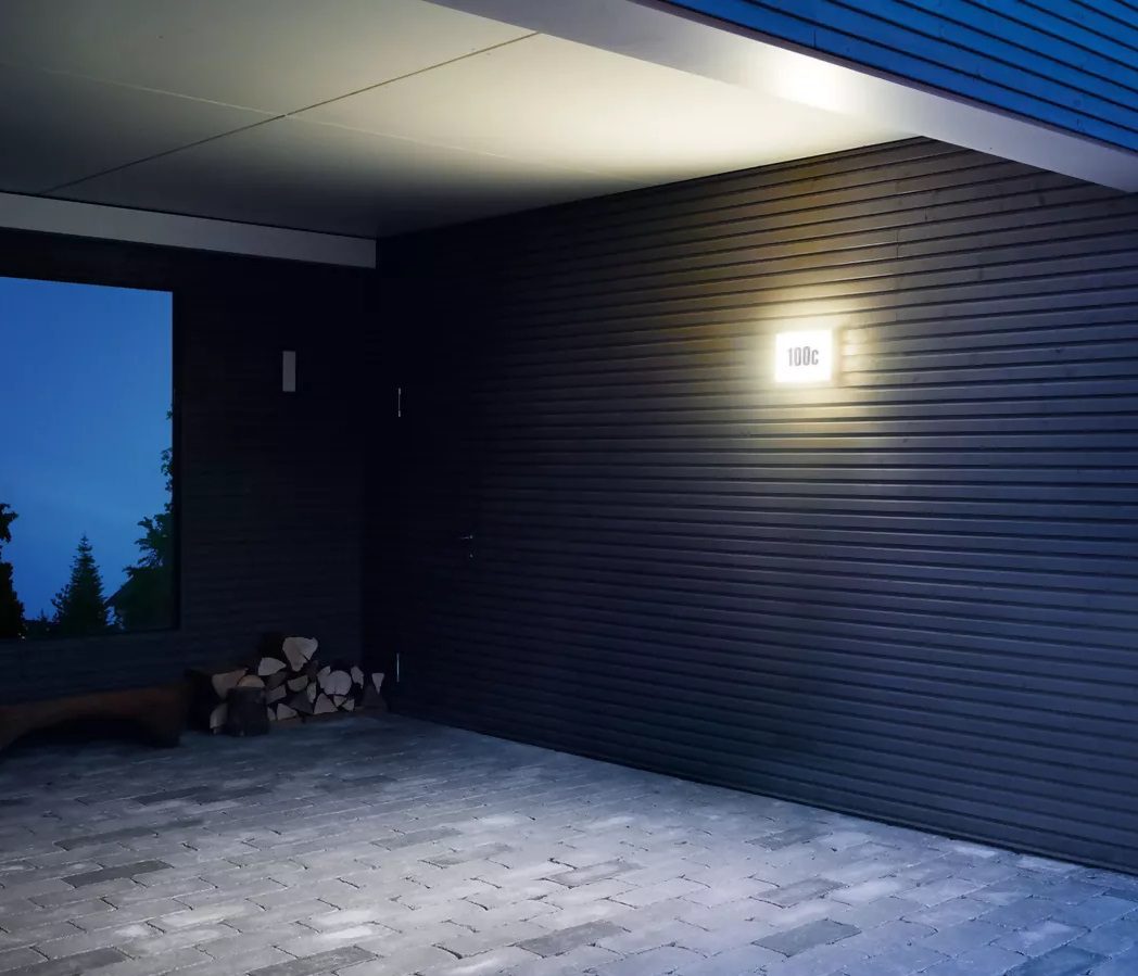 Oprawa elewacyjna z czujnikiem zmierzchu i numerem domu LN1 N LED 4,5W 3000K 440lm IP54 230V - obrazek 5