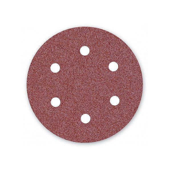 Menzer RED Sandpaper fi 225 6 holes K100 for drywall sanders 25 pcs/pack.