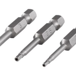 Bit 6-kąt wew. z otworem 2, 2.5, 3 Wolfcraft - 50 mm