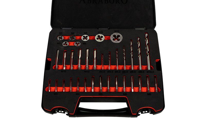 Zestaw gwintowników M3-M12 ABRABORO, HSS-G