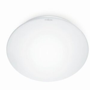 Plafoniera LED STEINEL RS 16 LED 9,5W 958lm 4000K IP44  z czujnikiem ruchu i zmierzchu HF 230V biały / szkło