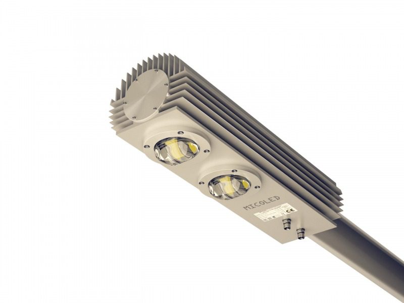 Lampa uliczna LED 50W-em-U-EXHD-5K-G04-DL-PRO - I KL. IK10, IP66