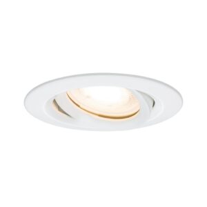Oprawa do wbudowania NOVA PLUS LED DIM wychylna GU10 max.35W 93mm IP65 230V biały matowy / aluminium