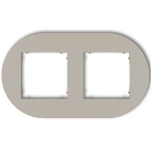 MINI TAUPE FRAME 2X ROUND UNIVERSAL