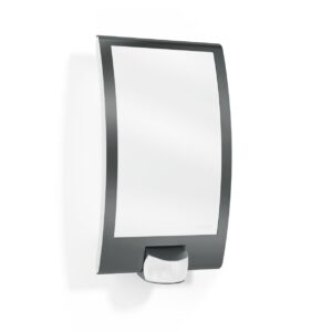 Steinel L 22 S PIR Outdoor Light with Motion and Twilight Sensor max.60W E27 IP44 IK03 230V anthracite / stainless steel