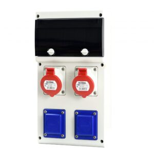 BLOCK 4 ROZDZIELNIA BUDOWLANA 10M 2X 230V 2X 16/5 SERIA 632