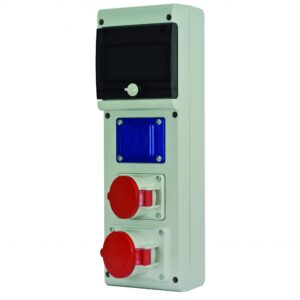 BLOCK 3 ROZDZIELNIA BUDOWLANA 6M 1X 230V 1X 16/5 1X 32/5 SERIA 632