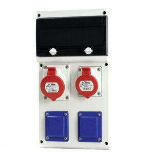 BLOCK 4 ROZDZIELNIA BUDOWLANA 10M 2X 230V 1X 16/5 1X 32/5 SERIA 632