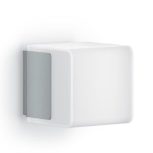Steinel L 835 SC LED iHF Bluetooth Mesh Connect 9.1W 3000K 616lm IP44 IK03 230V silver / plastic wall lamp with motion and twilight sensor