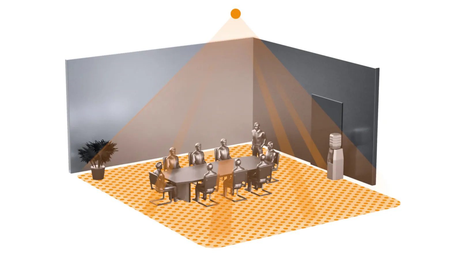 Czujnik obecności i zmierzchu Steinel DualTech DALI-2 IPD podtynkowy IP20 kwadrat biały - obrazek 2