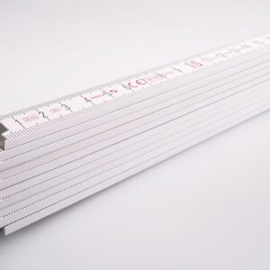 Miara składana 2m STABILA 1707 buk, biała