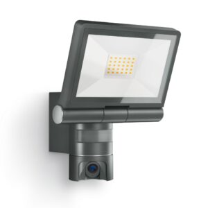 Naświetlacz z kamerą i czujnikiem Steinel XLED CAM1 SC LED PIR 21W 3000K 2310lm IP44 IK03 230V antracytowy / aluminium