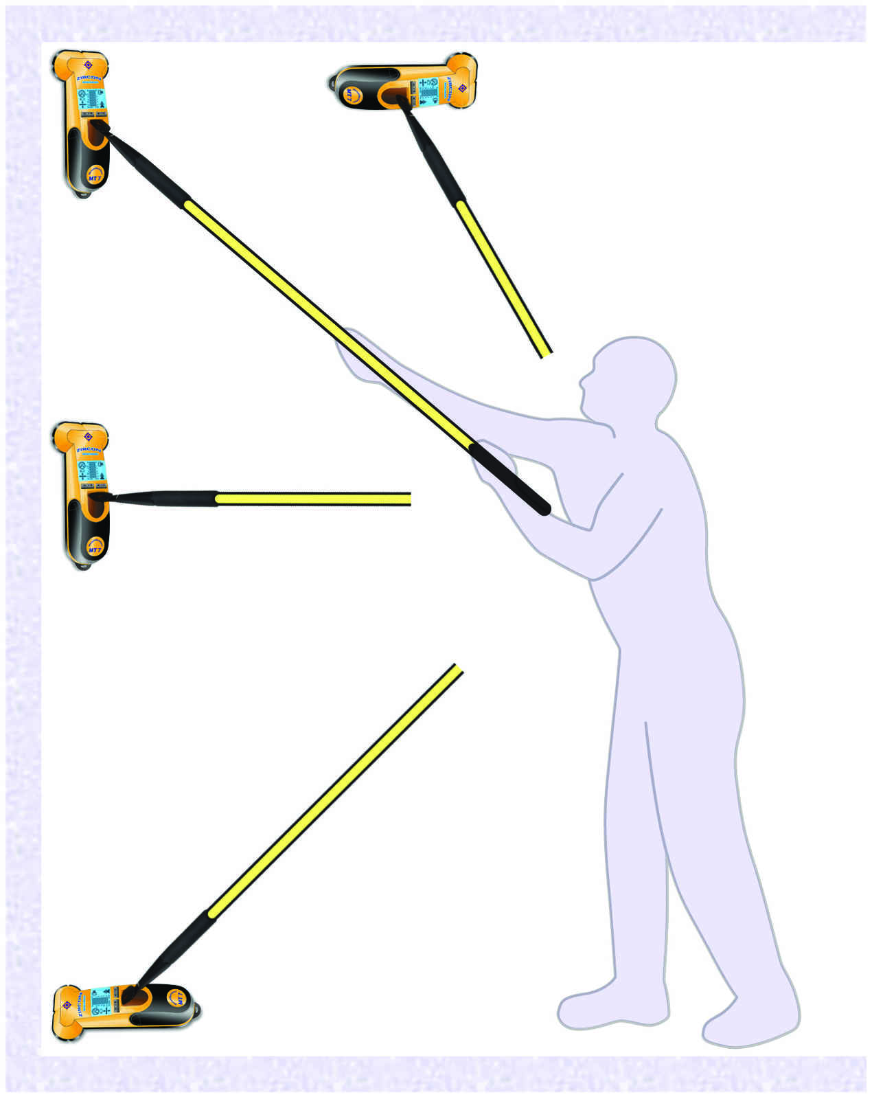 Uchwyt obrotowy do wykrywacza MT7 dla zwiększenia zasięgu pracy - obrazek 2