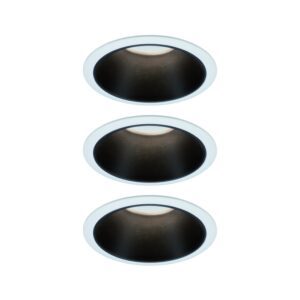 Oprawa do wbudowania COLE COIN LED 3-STEP DIM 3x6W 470lm 2700K IP44 230V biały / czarny matowy
