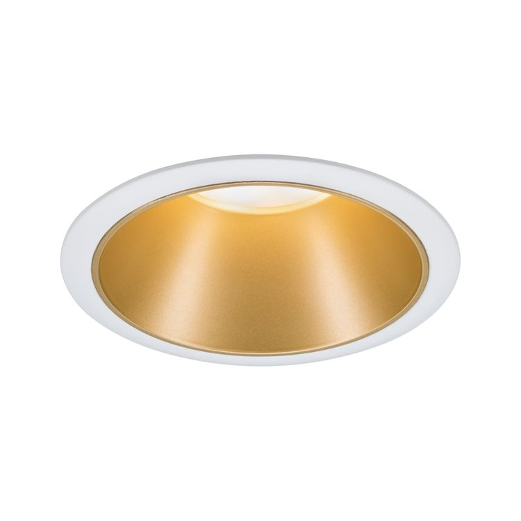 COLE COIN LED 3-STEP DIM 1x6W 470lm 2700K IP44 230V white / matte gold