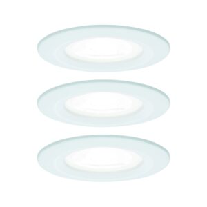 NOVA LED recessed fixture set 3xGU10 6.5W 470lm 78mm 4000K 230V matte white