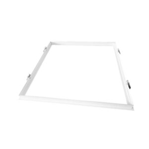 Recessed frame 600 x 600 with clips aluminum / white
