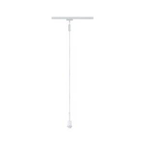 Lampa wisząca na szynoprzewód URail Deco System E14 max.1x20W 135cm 230V biały / metal
