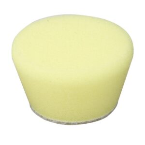 Profesjonalne gąbki polerujące śr. 30 mm, średnie (żółte), 2 sztuki