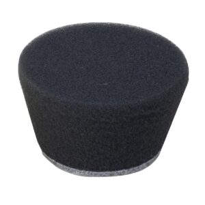 Profesjonalne gąbki polerujące śr. 30 mm, miękkie (czarne), 2 sztuki