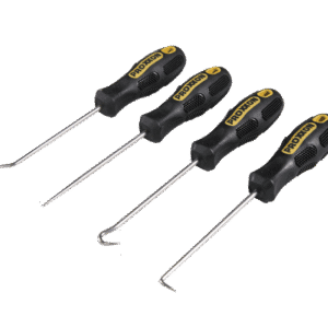 Zesatw 4 wkrętaków MICRO ze specjalnymi haczykowymi końcówkami